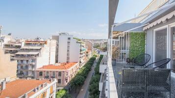 Apartment, 2 Schlafzimmer, Balkon, Stadtblick | Balkon