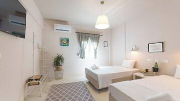 Apartment, 2 Bedrooms, Balcony, City View | Blackout curtains, soundproofing, iron/ironing board, free WiFi
