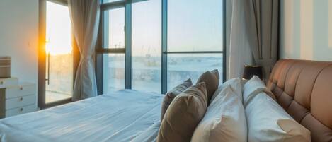 Deluxe-Stadtwohnung, Balkon | Ausblick vom Zimmer