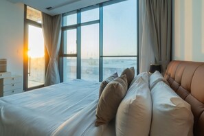 Deluxe-Stadtwohnung, Balkon | Ausblick vom Zimmer