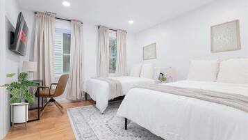 4 bedrooms, iron/ironing board, travel cot, free WiFi
