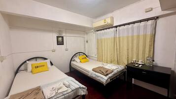 Double or Twin Room | Blackout curtains, iron/ironing board (on request), free WiFi