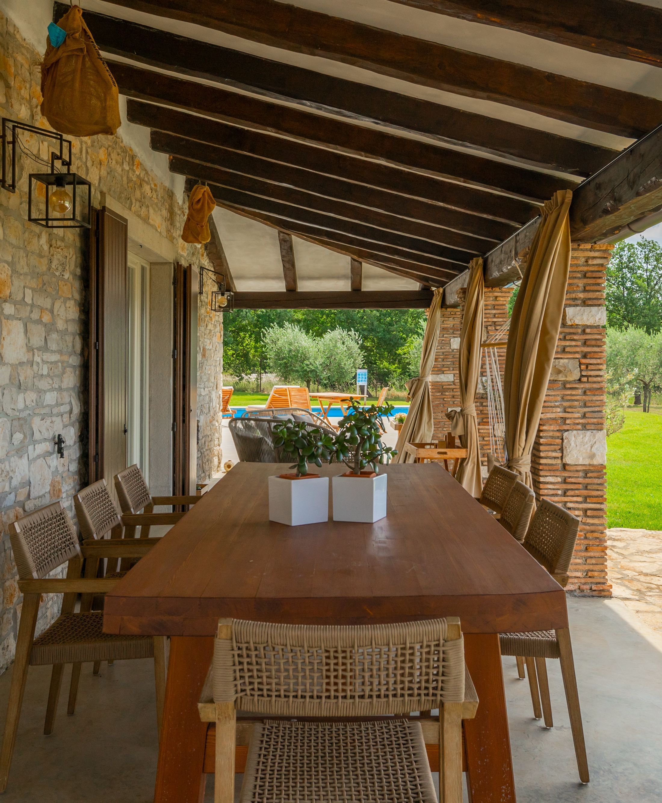 Villa, 3 Bedrooms, Private Pool, Garden View | Outdoor dining
