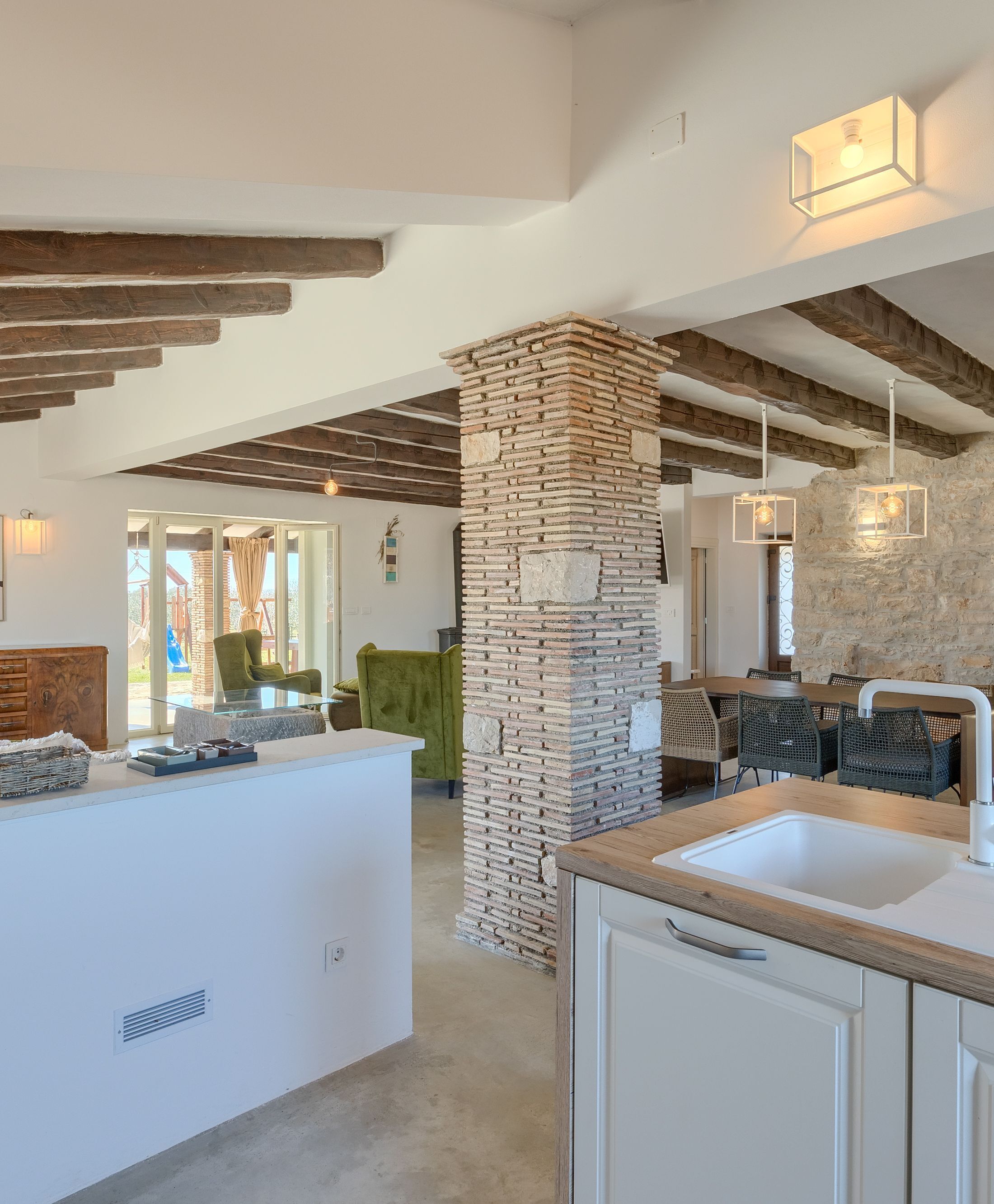 Vila, 3 quartos, piscina particular, vista para o jardim | Parte interna