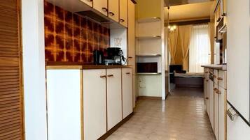 Basic Apartment | Private kitchen | Fridge, microwave, stovetop, dishwasher
