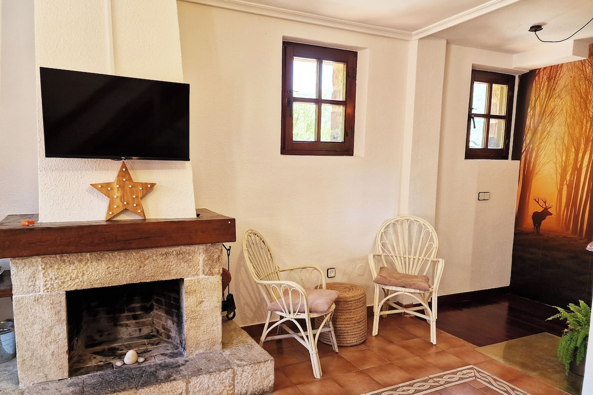 Comfort Apartment, 2 Bedrooms, Balcony, Mountain View | Living area