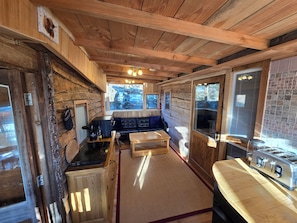 Interior - Luxury Welsh Wooden Cabin (Corwen)