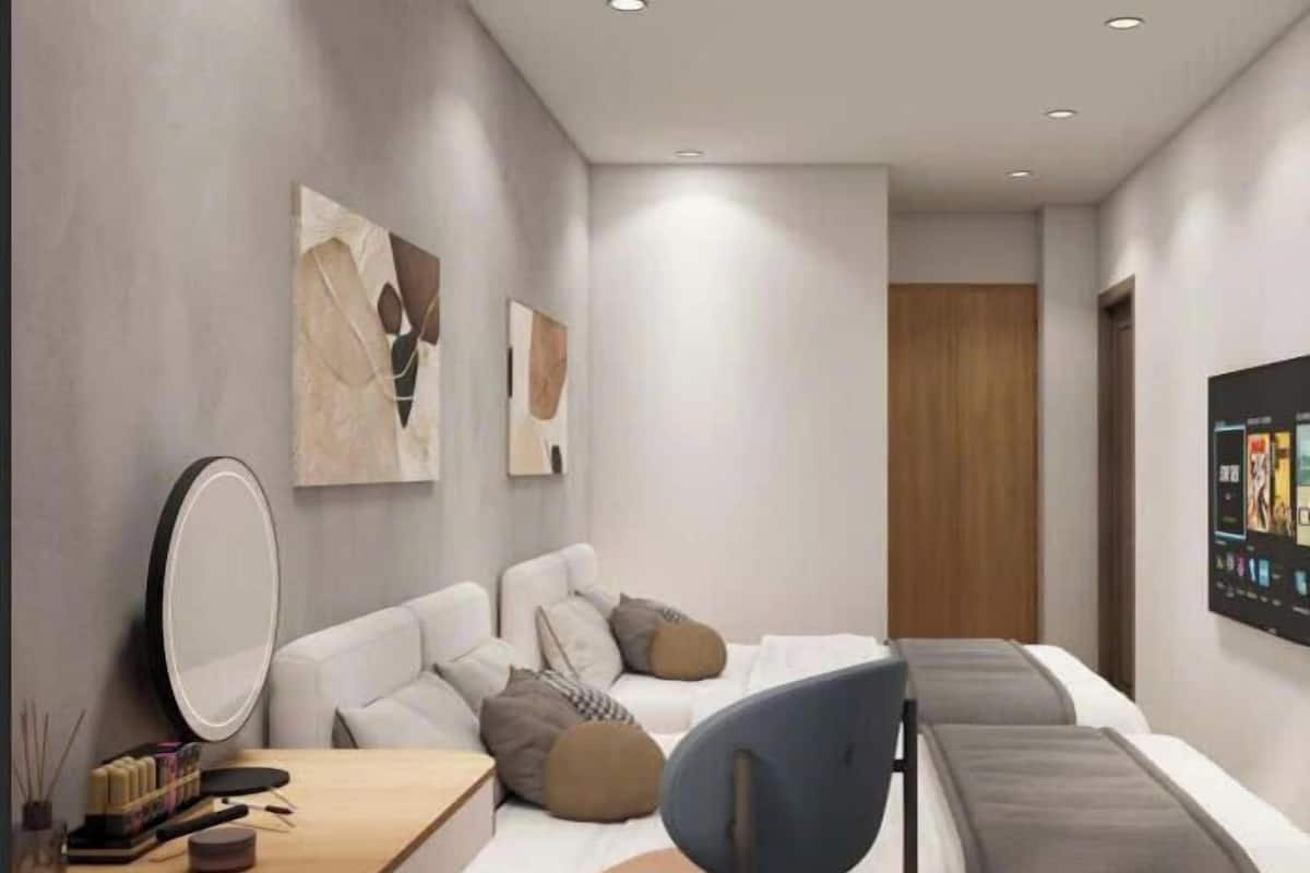 Familieværelse til 4 personer | Badeværelse | Hårtørrer, håndklæder, Sæbe, Shampoo