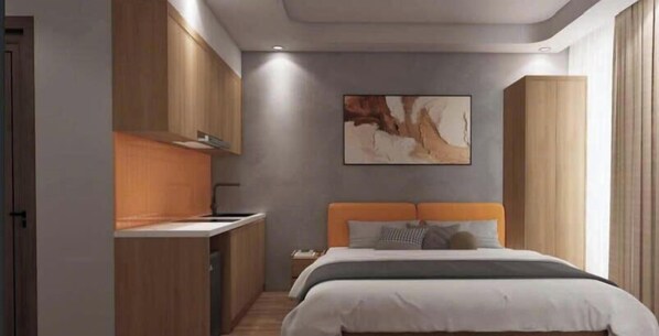 Deluxe Studio | Bathroom | Hair dryer, towels, soap, shampoo - Sóng and Sun Phu Quoc Hotel (Phu Quoc)