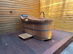 Luksus-studiolejlighed | Terrasse/gårdhave