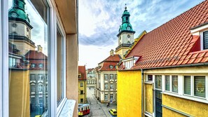 Blick von der Unterkunft