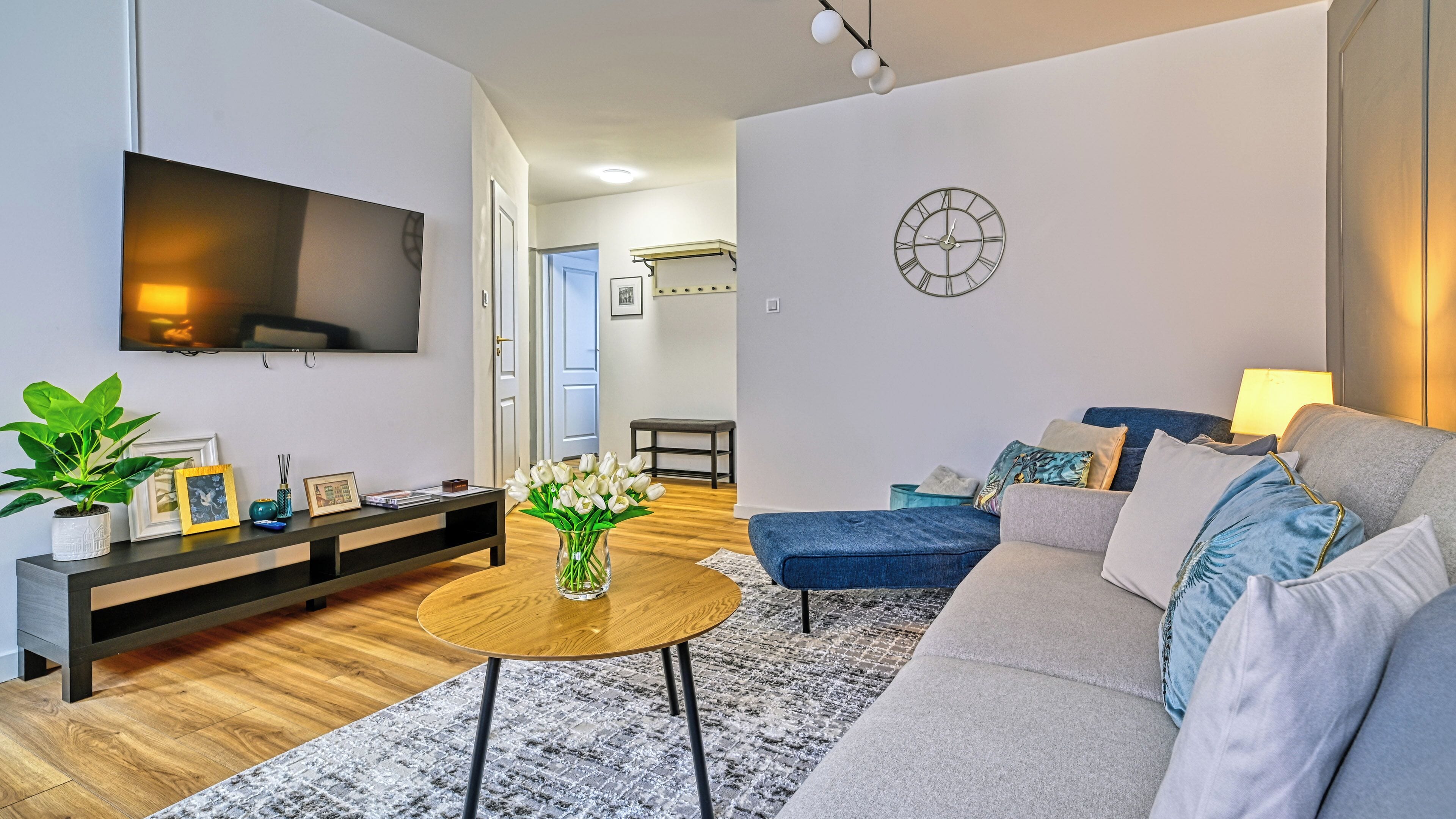 Apartment (5) | Living area | Flat-screen TV