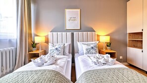 Apartment, City View | Iron/ironing board, free WiFi