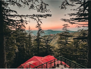 Blick von der Unterkunft