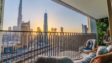 Luxury Apartment, Balcony, City View | Balcony