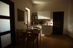 Quadruple Room, Balcony, Partial Sea View | Private kitchen