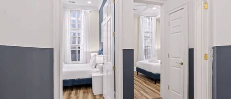 Escritorio, wifi y ropa de cama