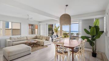 Lejlighed - strandudsigt | Opholdsområde