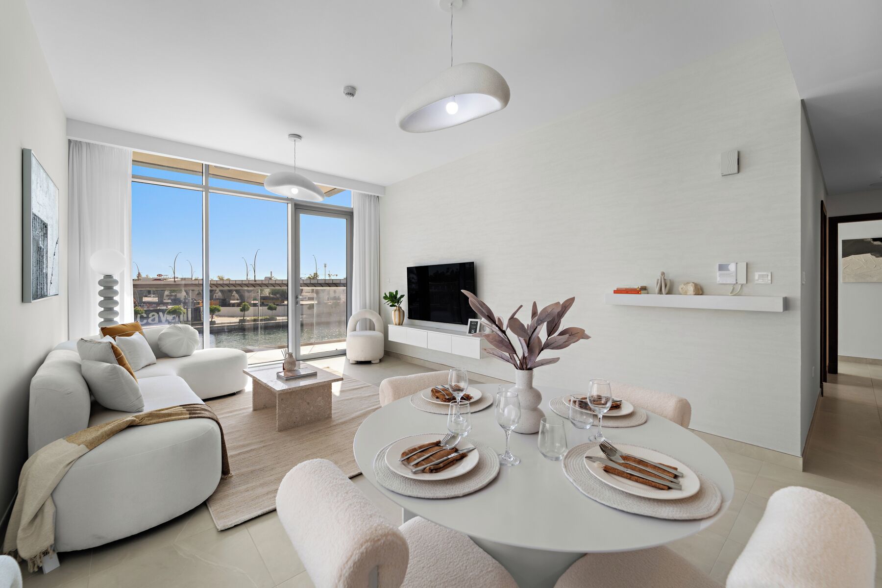 Spiseområde på rommet