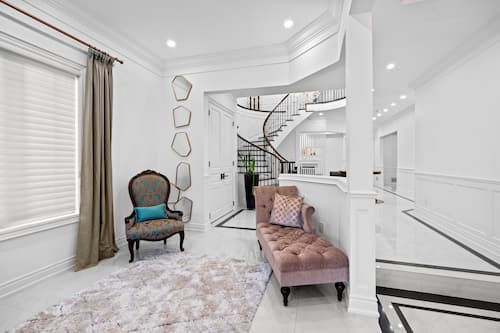 Luxury House, 4 Bedrooms, Garden View | Living area | 43-inch flat-screen TV with satellite channels, Netflix, Hulu