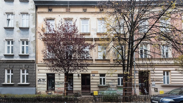 Overnatningsstedets facade