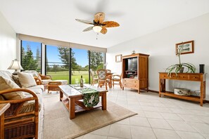 Condo (4 Bedrooms) | Living room | TV - New! Kuilima Estates West 11/35 Free CAR KBM (Kahuku)