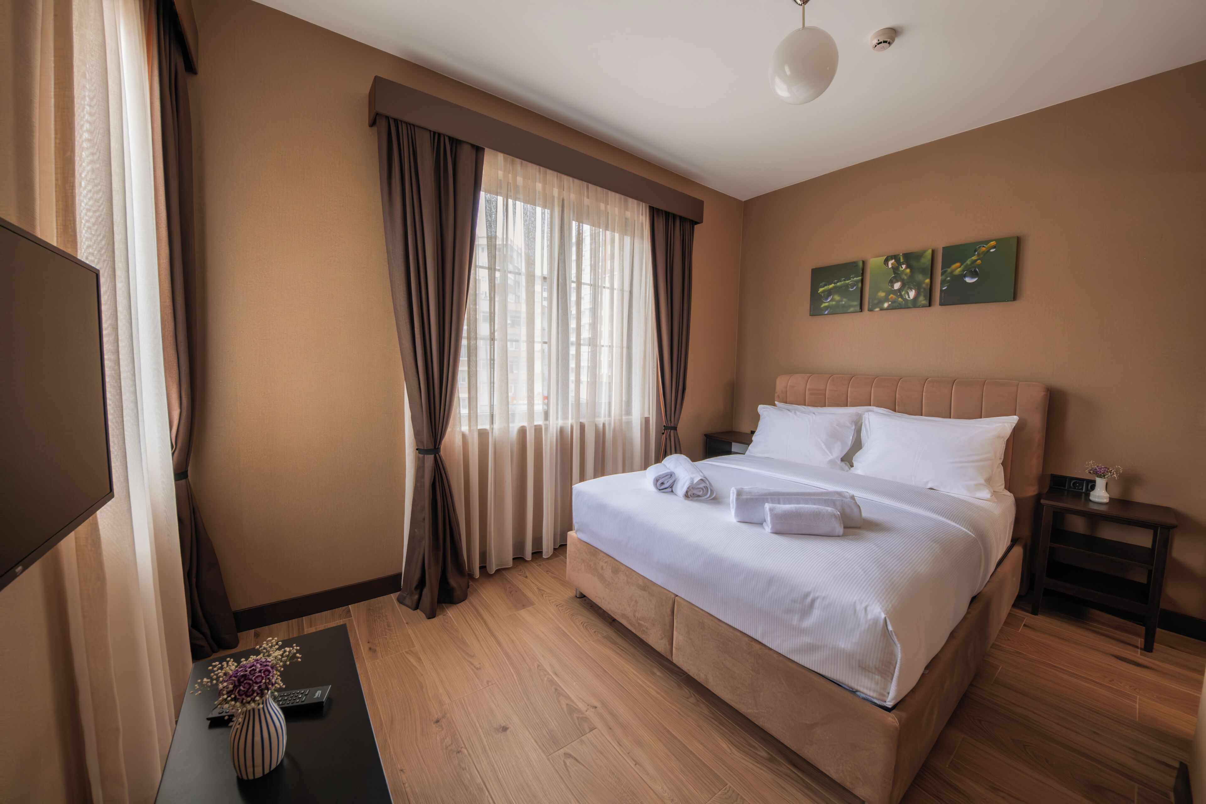 Cortinas blackout, insonorización y tabla de planchar con plancha 