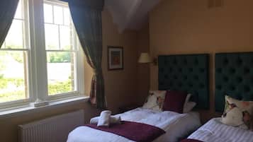 Desk, blackout curtains, iron/ironing board, free WiFi