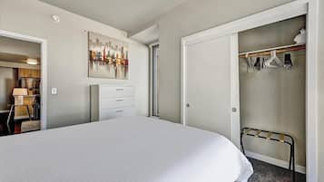 Desk, iron/ironing board, travel cot, free WiFi