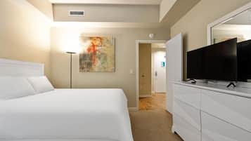 Desk, iron/ironing board, travel cot, free WiFi