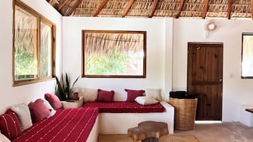 Área de estar no saguão