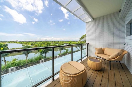 Terraza o patio. Xiuhu Lodge