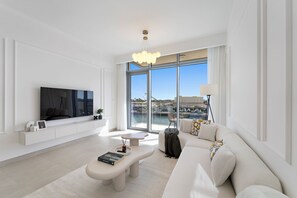 Living area - 2BR M Room CF7 B Partial Canal View (Dubai)