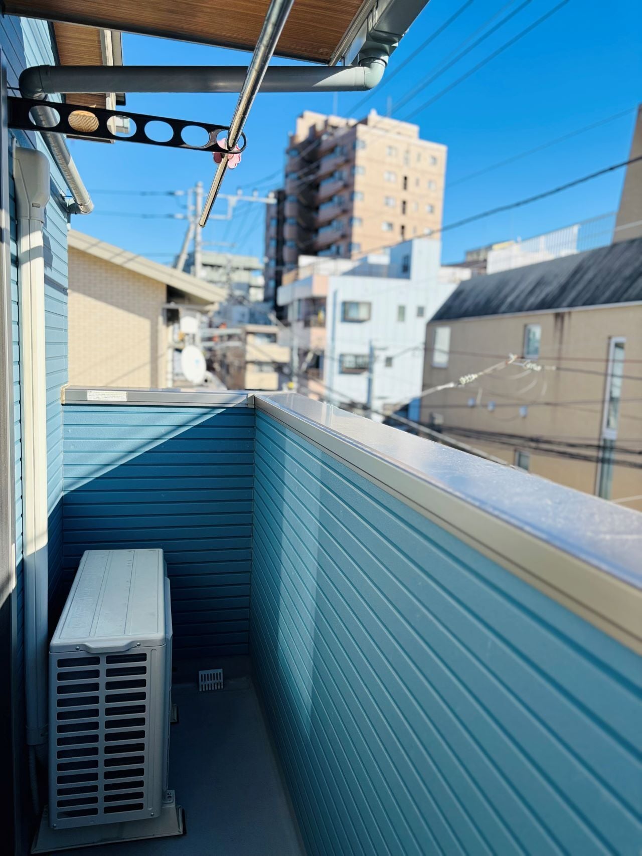 Huis, balkon, uitzicht op stad (Lapis House 201) | Terras