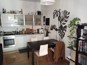 Shared Dormitory, 1 Bedroom, Smoking | Dining room - Room-spacious Room in Three-room Apartme (Sesto San Giovanni)