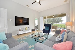 House, 5 Bedrooms | Living area - Ohana Haven 5 Bedroom Home (Kissimmee)