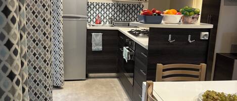 Mikrovågsugn, ugn och spishäll