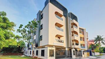 Fassade der Unterkunft