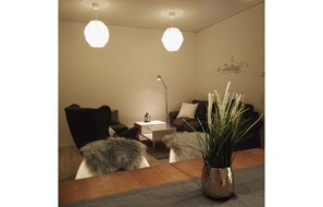Living room - Moderne Ferienwohnung mit Sauna & Terrasse (Butjadingen)