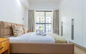 Family Apartment, Balcony, City View | Laptop workspace, free WiFi