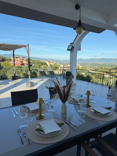 Villa del Pino, Terrace with Sea View