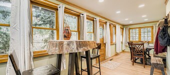 Cozy Cabin w/ Hot Tub, Games, Firepit, & Views