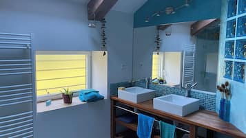 SĂšche-cheveux, serviettes fournies, savon, papier toilette