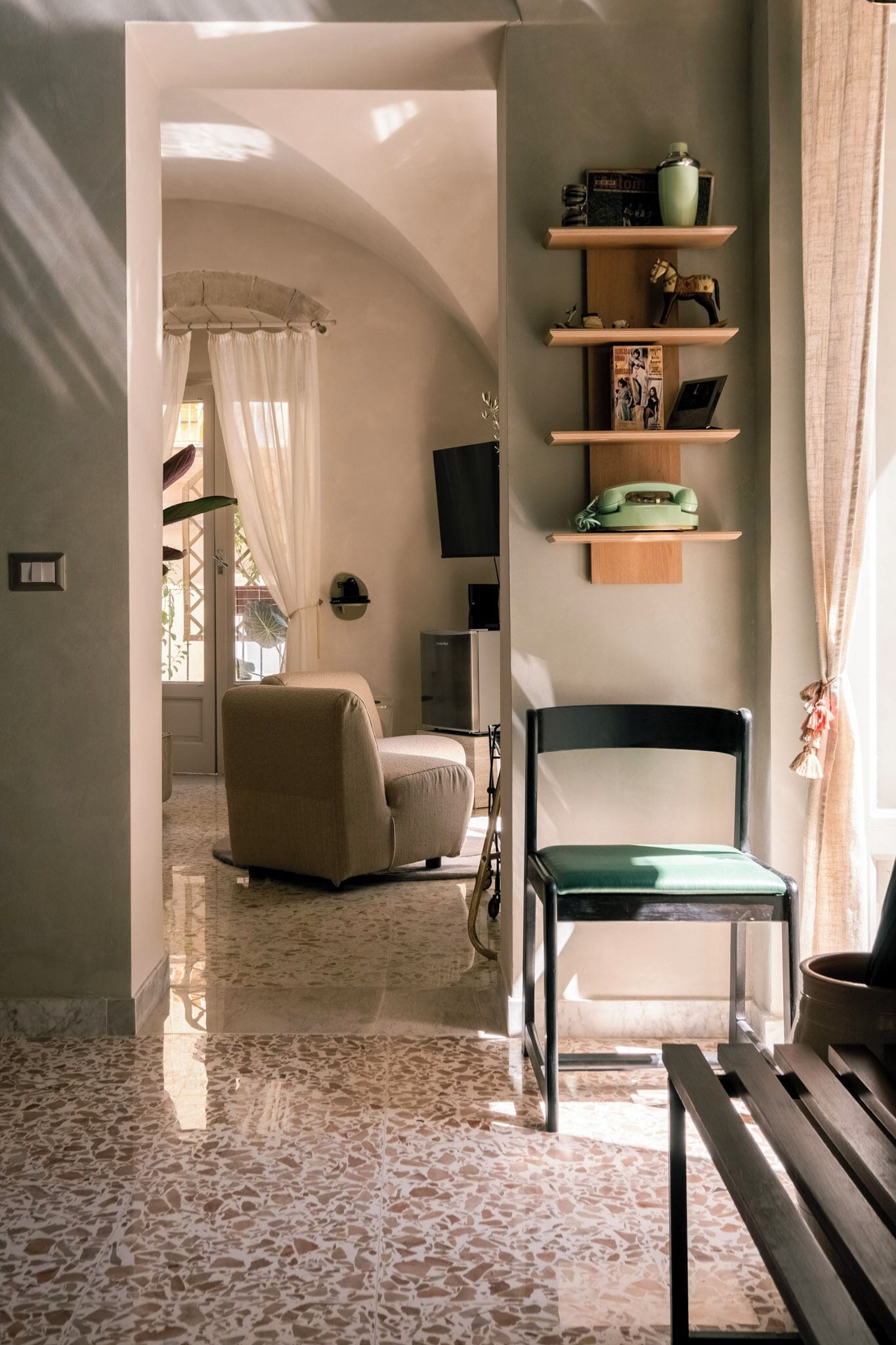 Apartment, Balkon, Stadtblick | Wohnbereich