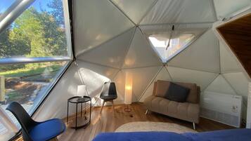 Cabaña superior, patio, vista a la montaña | Wifi gratis