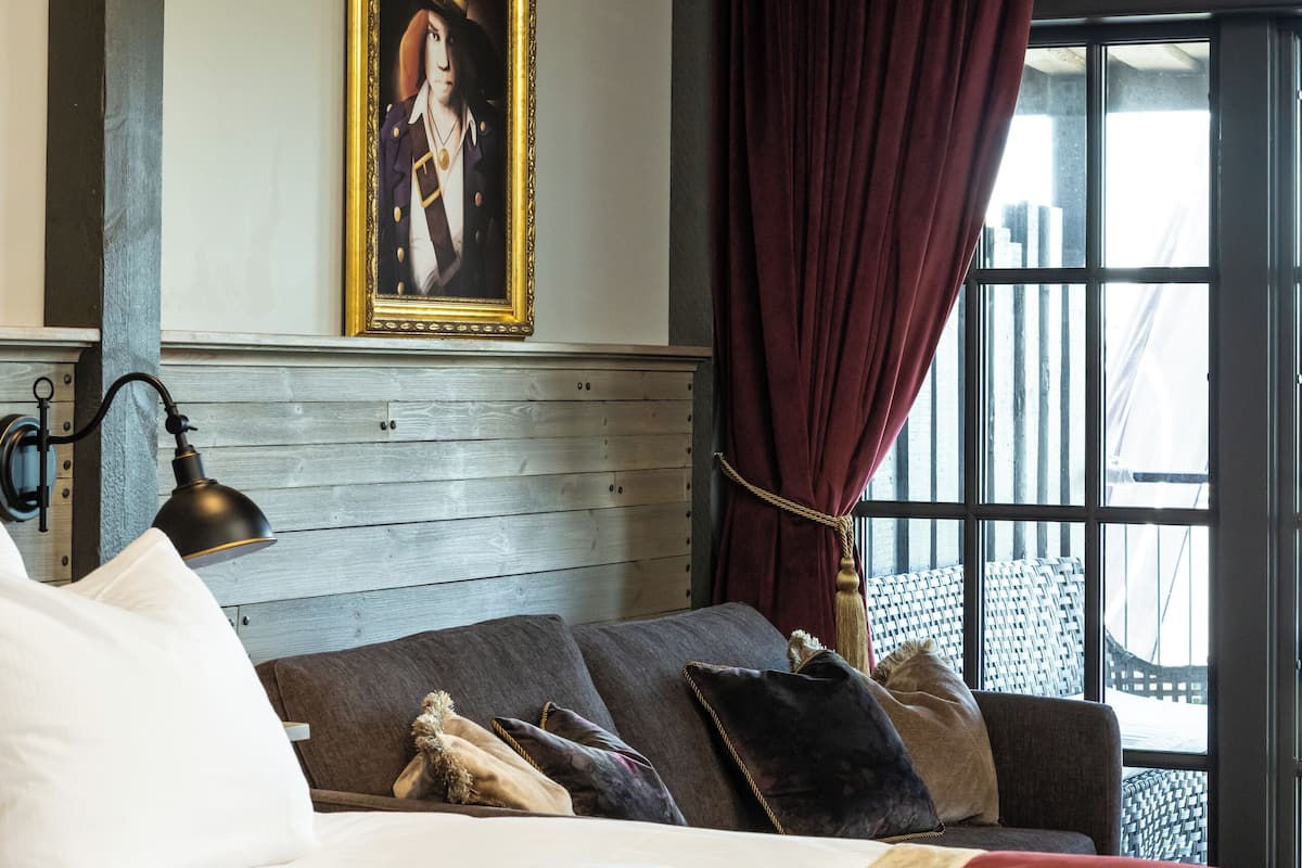 Pirathotellet dubbelrum | Ferros/tábuas de passar roupa, Wi-Fi de cortesia, roupa de cama