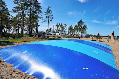 Children's play area - outdoor. Daftö Resort
