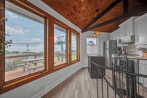 Fridge, microwave, oven, stovetop - PowderHaus at 5280 - NEW TRUE SKI-IN/SKI-OUT with BRAND NEW HOT TUB!! (Beech Mountain)