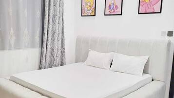 Deluxe Apartment, City View | Individually decorated, individually furnished, laptop workspace