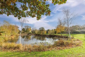 Property grounds - Shepherds Hut by Leap Escapes is nestled in the heart of the Norfolk Broads National Park. This peaceful retreat offers the perfect base — just a three-minute walk from Hickling Broad and a short drive to the beautiful Norfolk Coastline. (Hickling)